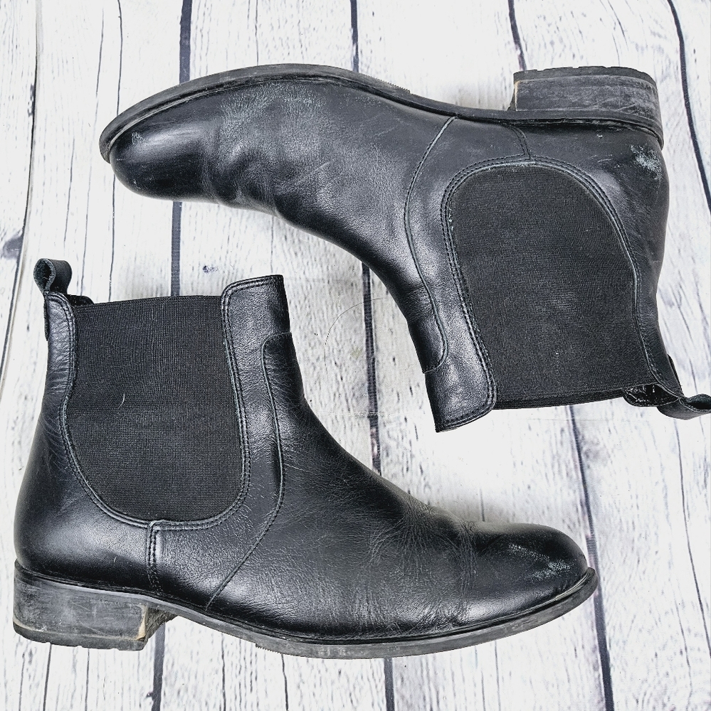 SKYPRO | Arthur Brown pull-on leather chelsea boot